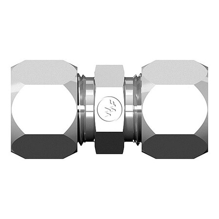 World Wide Fittings Flareless Compression to Flareless Compression Straight Union 7305X24X24